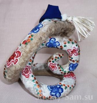 Șarpe de șarpe de șampanie de anul nou, DIY