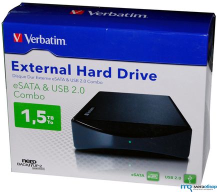 Огляди і тест verbatim external hard drive esata