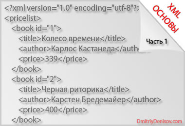 Основи xml - розмітка і структура xml документів