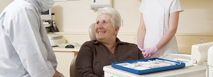 Különösen fogászati ​​profilaxis a betegek az idősebb korosztály