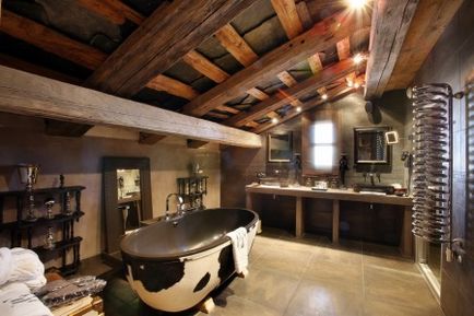 Обробка ванної кімнати деревом підлоги, стіни, меблі, дерев'яне оздоблення та інтер'єр