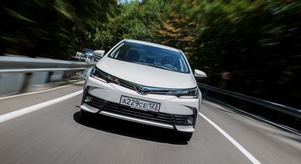 Observăm legătura puternică cu sedanul toyota corolla