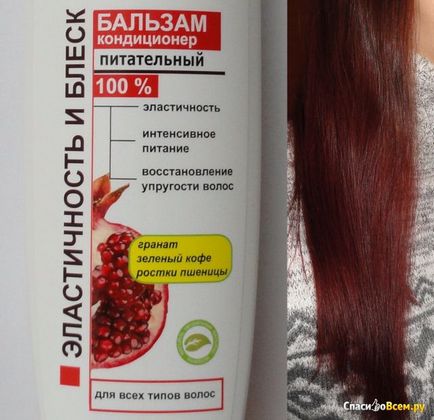 Feedback despre balm-conditioner - slavia lege artis - hrănitoare pentru toate tipurile de păr - elasticitate