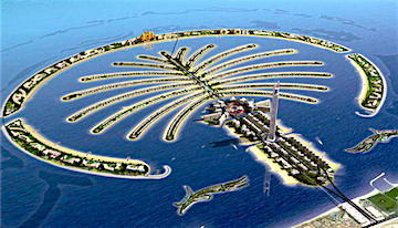 Problemele Palm Jumeirah când construiți o insulă