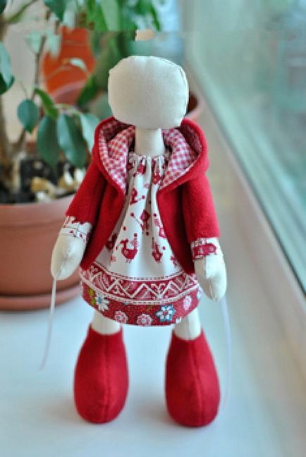 Пальтечко з капюшоном для ляльки - ярмарок майстрів - ручна робота, handmade