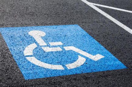 Parcare pentru persoanele cu handicap, regulile, acțiunea semnului și pedeapsa