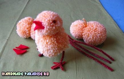 Pui de pui de la pom-poms