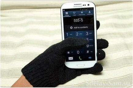 Mănuși pentru ecrane tactile, DIY