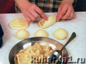 Пиріжки з картоплею в мікрохвильовій а кухня