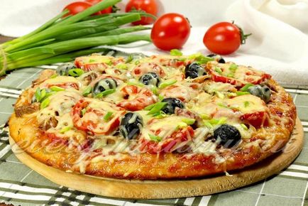 Pizza marha, recept élesztő tészta