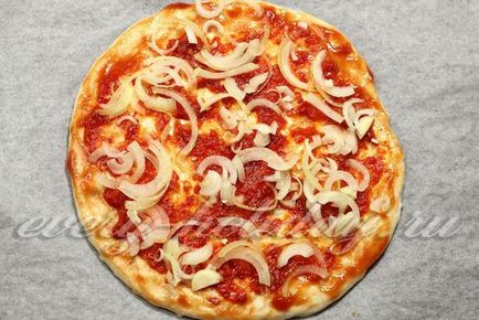 Pizza marha, recept élesztő tészta