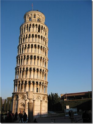 Turnul înclinat din Pisa sau celebra Pisa, turismul cu noi