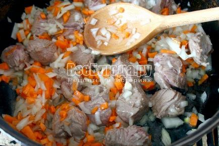 Pilaf de carne, o rețetă delicioasă cu fotografie, toate felurile de mâncare