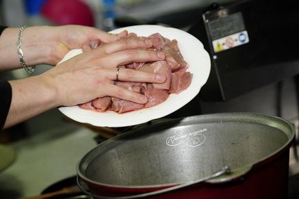Pilaf borjúhús recept egy fotó