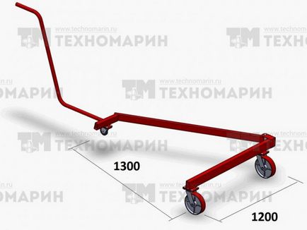 Підкатна пристрій для снігохода своїми руками