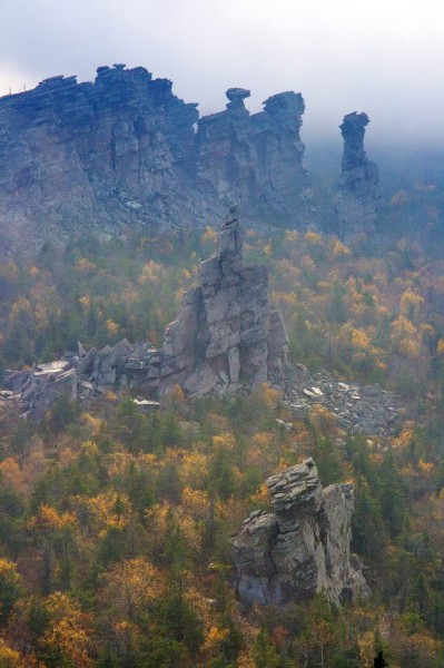 Помяненний або колчімскій камінь в пермському краї близько Красновишерском пам'ятки уралу