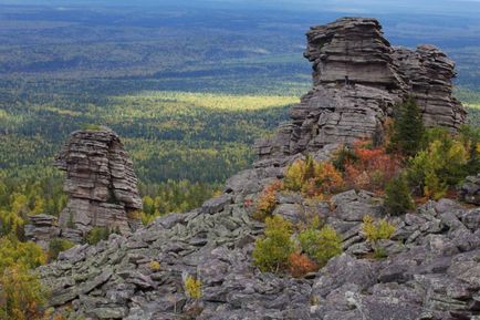 Помяненний або колчімскій камінь в пермському краї близько Красновишерском пам'ятки уралу