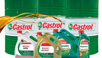 Продукція castrol підбір масла по марці автомобіля