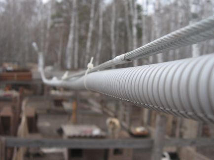 Cabluri care se aseaza pe gardul cerintelor si metodelor de instalare