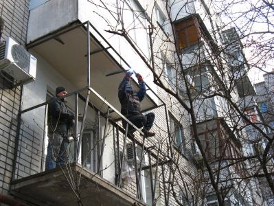 Extinderea instrucțiunilor pentru balcon - cum să vă extindeți mâinile