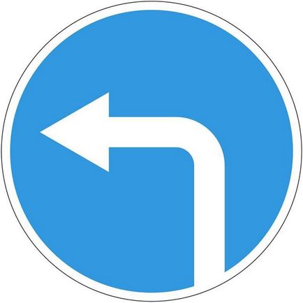 U-turn a kereszteződésekben, balra