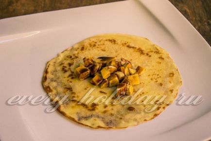 Recept palacsinta banán és csokoládé