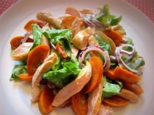 Рецепти салатів з хурмою