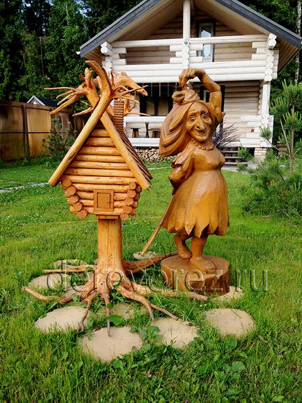 Sculptata femeie yaga lumini - blog-ul dmitry woodworker