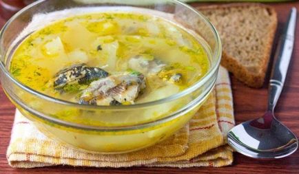 Рибний суп з консервів рецепти приготування