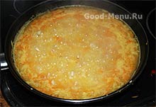 Rice kolbásszal - recept lépésről lépésre fotók