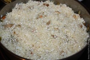 Rice borjúhús a la pilaf