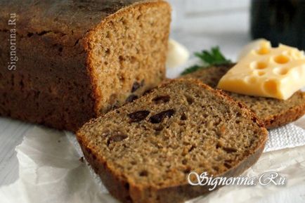 Житній хліб на заквасці з солодом і сухофруктами (без дріжджів)
