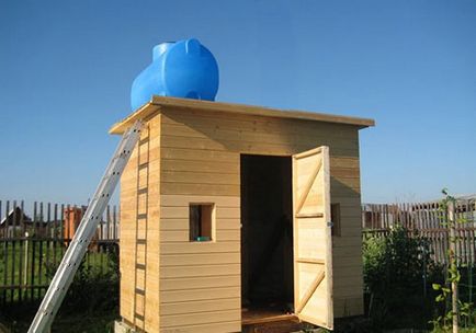 Cabină de duș pentru instalarea vilei