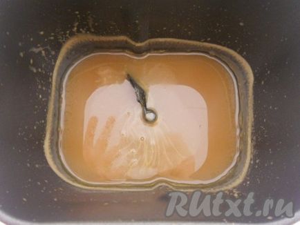 Lapte condensat într-un producător de paine - rețetă cu o fotografie