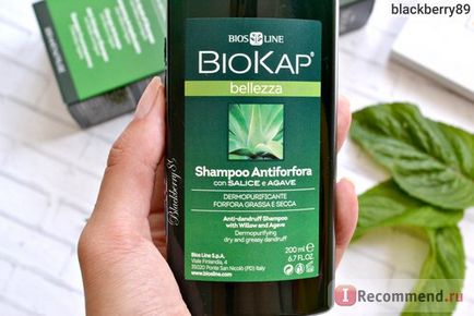 Șampon din biokap de mătreață cu extract de salcie și agave - 