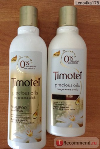 Șampon timotei uleiuri prețioase - pentru părul uscat, recenzii ale clienților