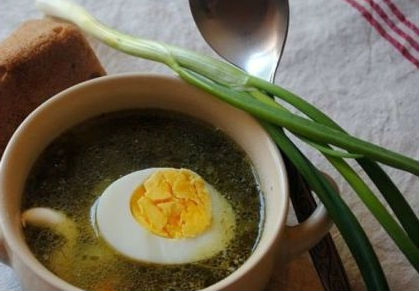 Щавлевий суп, рецепти з фото