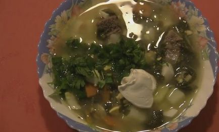 Sóska leves receptek képekkel (só és bors ízlés szerint) Sóska leves receptek fotókkal