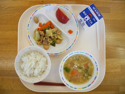 Un prânz de școală în Japonia nu se referă numai la mâncare, ciocolată inteligentă