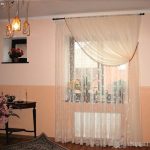 Perdele de la un văl pentru bucătărie și un salon, fabricarea și decorarea perdelelor de către mâinile proprii, microvual