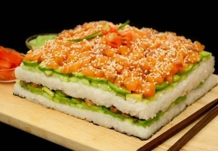 Sushi prăjit reteta de gătit și idei de fotografie pentru o masă festivă