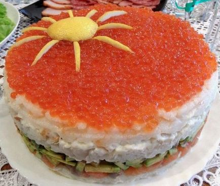 Суші торт рецепт приготування і фото-ідеї для святкового столу