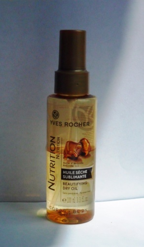 Сухе масло для тіла верб роше - yves rocher botanical body care nutrition beautifying dry oil відгуки