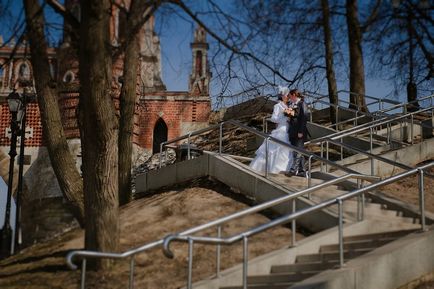 Nuntă plimbare în Moscova tsaritsyno