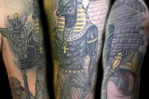 Anubis valoare tatuaj și fotografie