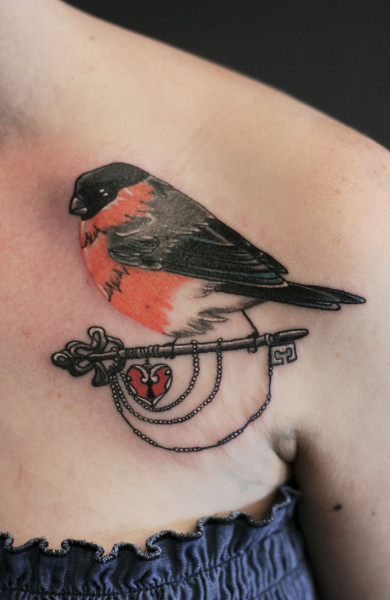 Tatuaj de bullfinch - adică, schițe de tatuaje și fotografii