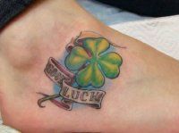 Tetoválás szerencse - gyönyörű fotók