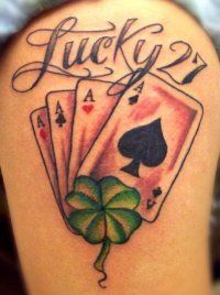 Tatuaj pentru noroc - fotografie frumoasă