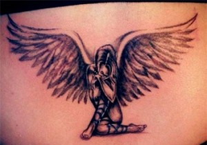 Tetoválás angyalok - tetoválás
