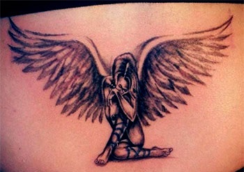 Tetoválás angyalok - tetoválás